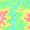 Carte topographique دریائے سوات, altitude, relief