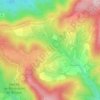 Carte topographique Ega, altitude, relief