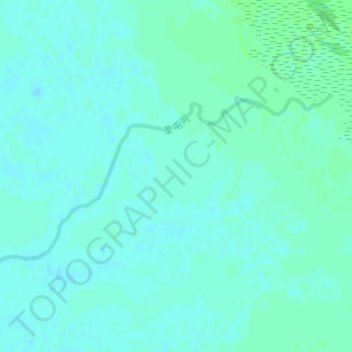 Carte topographique 奎屯河, altitude, relief