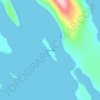 Carte topographique Good Island, altitude, relief