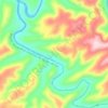 Carte topographique Rio Tainhas, altitude, relief