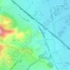 Carte topographique Bassin de retention, altitude, relief