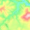 Carte topographique Oued el Aria, altitude, relief