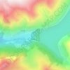 Carte topographique barrage de Grand'Maison, altitude, relief