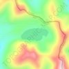 Carte topographique Fish Lake, altitude, relief