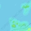 Carte topographique Shetland Island, altitude, relief
