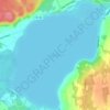 Carte topographique Lake Doré, altitude, relief