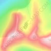 Carte topographique Loch Toll an Lochain, altitude, relief