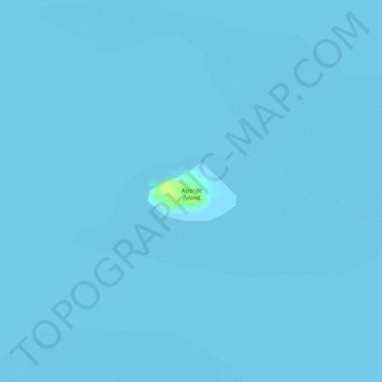 Carte topographique Arrecife Island, altitude, relief