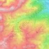Carte topographique Rellstal, altitude, relief