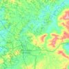 Carte topographique Rio Grande, altitude, relief