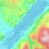 Carte topographique Llyn Tegid, altitude, relief