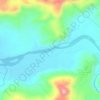 Carte topographique Hilabangan River, altitude, relief