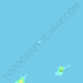 Carte topographique North Channel Island, altitude, relief