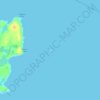 Carte topographique Treeless Islan, altitude, relief