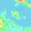 Carte topographique Sleepers Island, altitude, relief