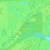 Carte topographique Samsula-Spruce Creek, altitude, relief