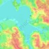 Carte topographique Lake Jackson, altitude, relief