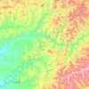 Carte topographique Бурея, altitude, relief