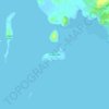 Carte topographique South Island, altitude, relief