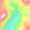 Carte topographique Thorung Phedi, altitude, relief