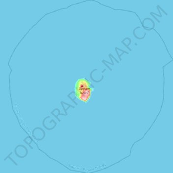Carte topographique Northern Islands Municipality, altitude, relief