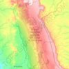 Carte topographique Réserve Naturelle Intégrale des Tsingy de Bemaraha, altitude, relief