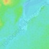 Carte topographique Watch Lake;Watts River, altitude, relief