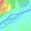 Carte topographique Saint John River, altitude, relief