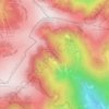 Carte topographique Arête des Spitzkoepfe, altitude, relief