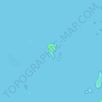 Carte topographique Île de Stagadon, altitude, relief