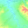 Carte topographique Oued Siliana, altitude, relief