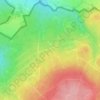 Carte topographique Vesder, altitude, relief