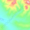 Carte topographique Feather River, altitude, relief