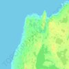 Carte topographique Rowley Island, altitude, relief
