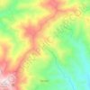 Carte topographique Sierra Bermeja, altitude, relief