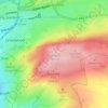 Carte topographique Skipton Moor, altitude, relief
