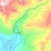 Carte topographique Wolf Creek, altitude, relief