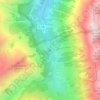 Carte topographique Arrens-Marsous, altitude, relief