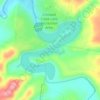Carte topographique Crooked Creek Lake, altitude, relief