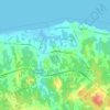 Carte topographique Cap-Pele, altitude, relief