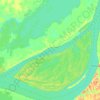 Carte topographique Amazon, altitude, relief