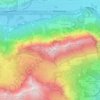 Carte topographique Kanisfluh, altitude, relief