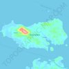 Carte topographique Pulau Selayar, altitude, relief