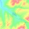 Carte topographique Lac Sidi Arfa, altitude, relief