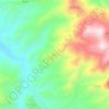 Carte topographique Bicher بيشر, altitude, relief