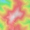 Carte topographique Buscat, carte du relief, carte des altitudes
