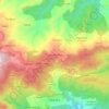 Carte topographique Taourirt Ighil تاوريرت اغيل, altitude, relief