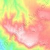 Carte topographique Χάρκια, altitude, relief