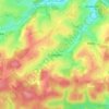 Carte topographique Traimont, altitude, relief